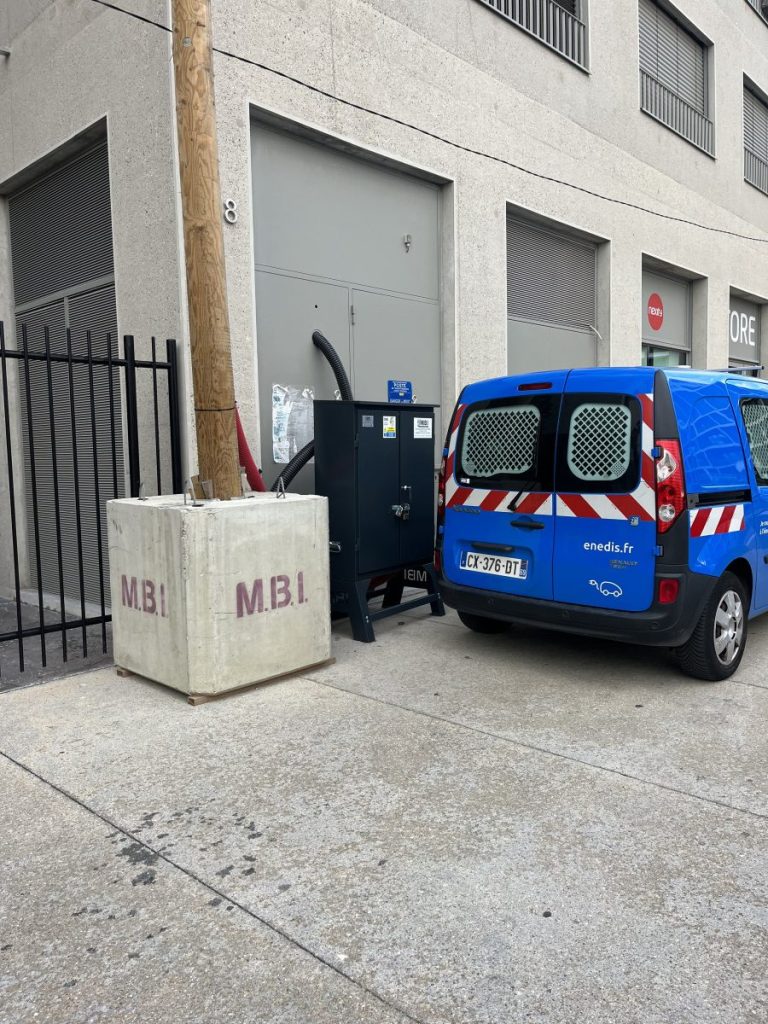 Armoire de comptage tarif jaune pour professionnels du BTP